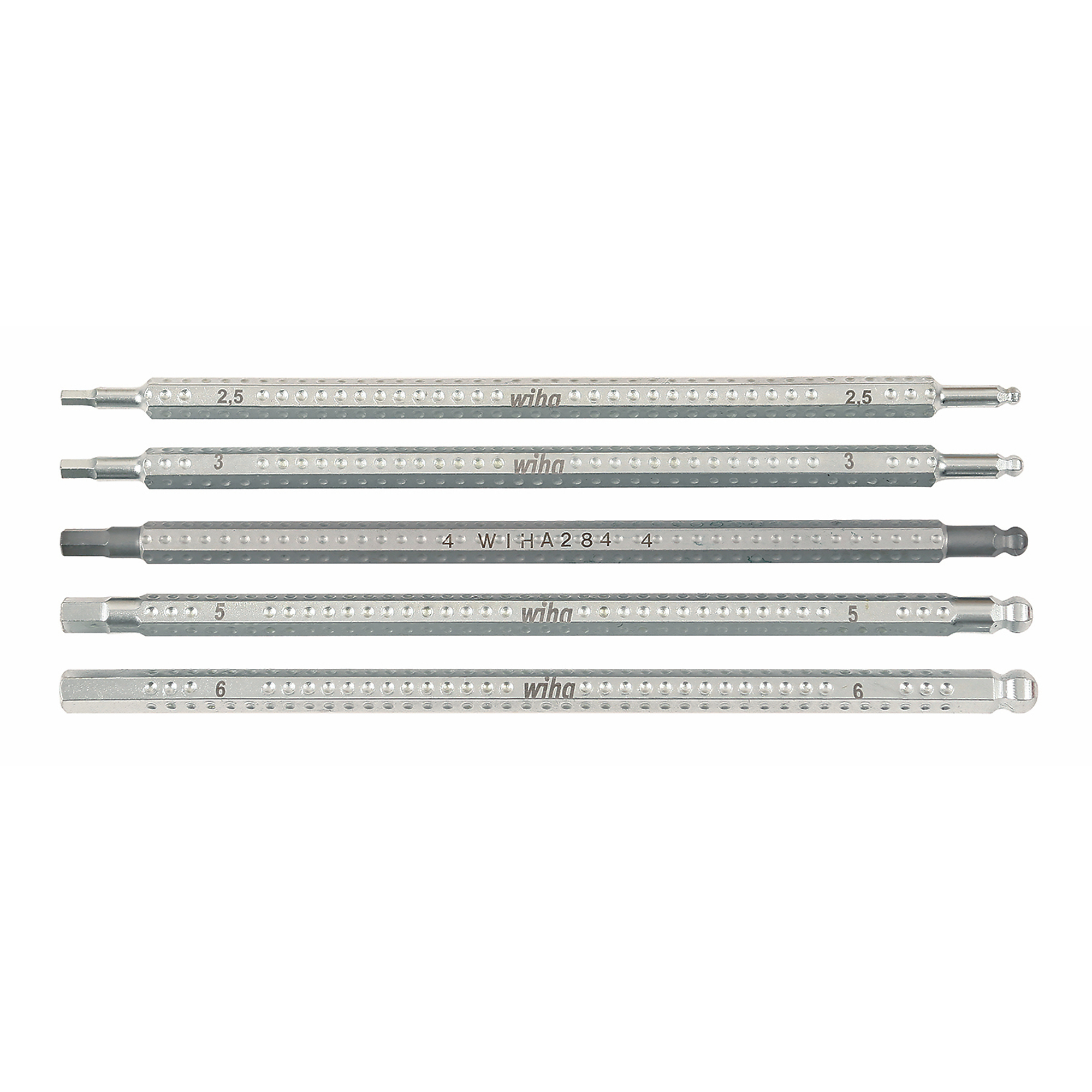 Wiha Tools 5 Piece Drive-Loc VI Hex Blade Set , Model# 28476